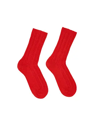 LANIUS | Socken brown | rot